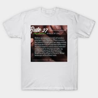 40 RULES OF LOVE - 27 T-Shirt